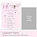 30 Baby Shower Invitations for Girl with Envelopes (30 Pack) - Baby Girl Shower Invite Cards - Fits Perfectly with Pink Baby Shower Decorations and Supplies for Girls