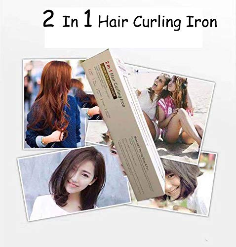 2 IN 1 MESTAR IRON PRO Hair Curling Iron Straightening Fast