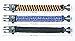 3Bears Outdoor Survival Paracord Bracelet with Compass Fire Starter and Emergency Whistle(Black, Blue,Orange, Pack of 3)