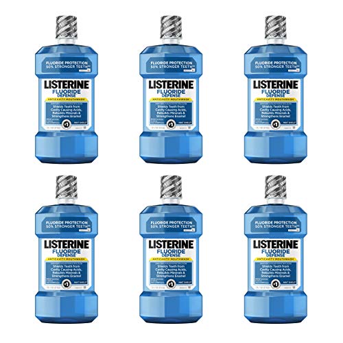 Listerine Fluoride Defense Anticavity Mouthwash, Mouth Rinse For Bad