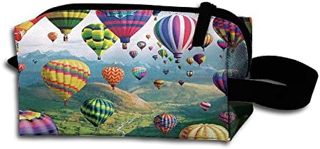 Hot Air Balloons Party Unisex Toiletry Bag Small Storage Organizer Case Handag