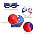 ROMASA Cartoon Capes for Kids with Felt Masks and Drawstring Bag-5 PCS Best Halloween Birthday Dress up Costume for Kids