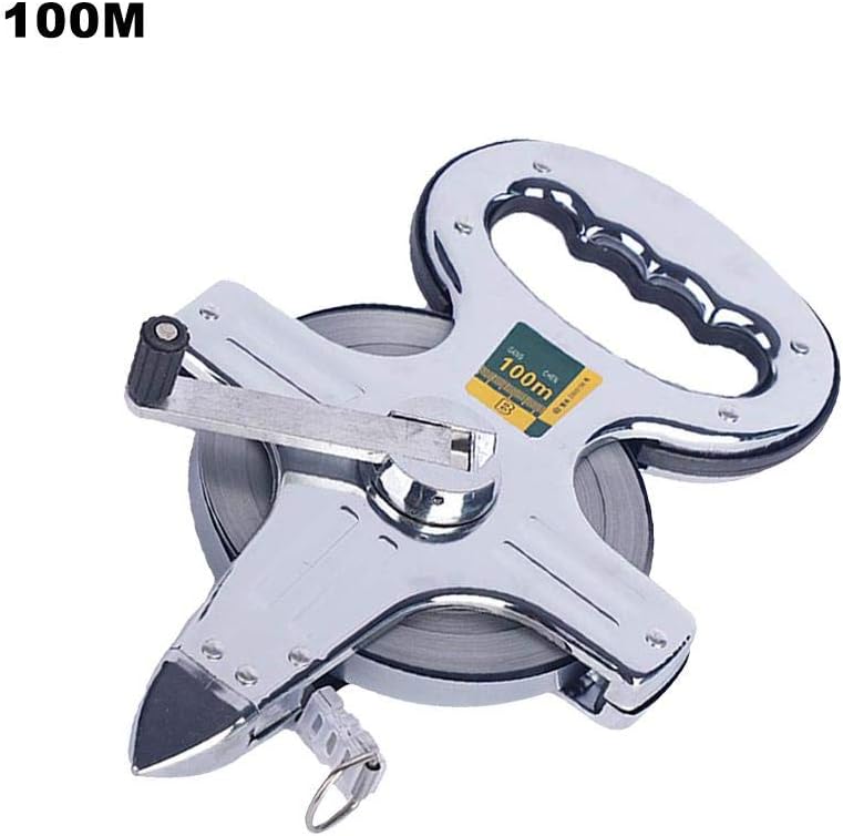 Futureshine Stainless Steel Tape Measure, 30M/50M/100M Retractable Professional Measurement, Measuring & Layout Tools for Construction Worker Measuring Tools