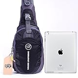 Sling Bag, EGOGO Outdoor Casual Bike Camping Hiking Chest Shoulder Unbalance Gym Fanny Backpack Sack Satchel Cross body Bag for women and men