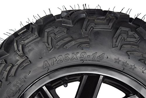 MASSFX SL 26" Tall Wheel and Tire Kit for Polaris Sportsman W/ Sedona Chopper Rim - Thumbnail 2