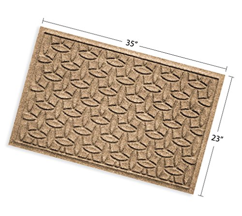 image for Bungalow Flooring Waterhog Indoor/Outdoor Doormat, 2' x 3', Skid Resis