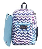 JanSport Unisex Digital Student Shadow Chevron Backpack