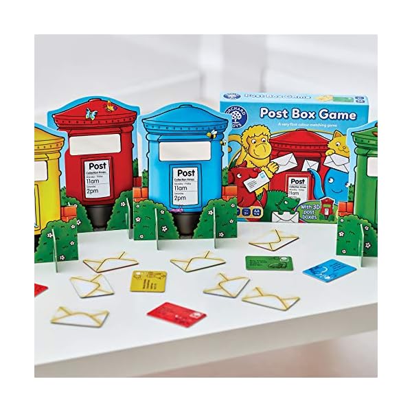 Orchard-Toys-Post-Box-Game Orchard Toys Post Box Game, A Fun Posting and Matching Game for Learning Colours, Educational, Family Game Perfect for…