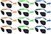 Edge I-Wear 12 Pack Neon Party Sunglasses with UV 400 Lens