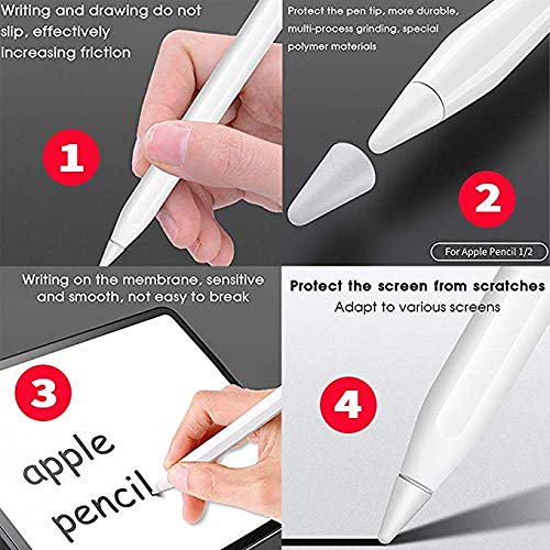 Apple Pen Tip Ipad Pencil Nib Cover REEYEAR Upgraded Pencil Tips