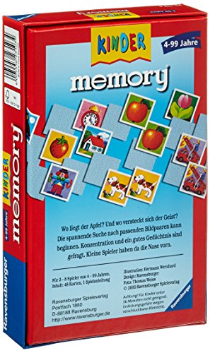 Ravensburger 23103 - Kinder Memory®, der Spieleklassiker für die ganze Familie, Merkspiel für 2-8 Spieler ab 4 Jahren – Bild 3