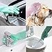 Lorima MG-G Magic Silicone Scrubber, Reusable Brush Heat Resistant Gloves for Cleaning, Dish, Washing The Car, Pet Hair Care, Green …