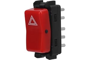 Warning Hazard Light Emergency Flasher Switch 1248200110 Replacement for W124 W201 W202 E190 190E 260E 300CE 300D 300E 300TD 