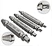 Damaged Screw Extractor & Bolt Extractor Set - Made From H.S.S. 4341# - Removes All Kinds of Screws and Bolts Quickly and Easily, 4-Piece Bolt Extractor Kit by Voyage