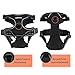 rabbitgoo Adjustable Dog Harness No Pull Reflective Vest with Handle High Visibility Reinforced Straps Easy Control Harness (Large, Black)