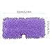 ECOMAID Pocket Steam Mop Pads for Shark Steam Pocket Mops S3500 Series,S3501 S3601 S3550 S3901 S3801 SE450 S3801CO S3601D Shark Steam Duster Microfiber Cleaning Pads, Purple 6pack