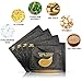 Under Eye Patches, POPPYO 24K Gold Eye Treatment Mask, Collagen Eye Mask, with Anti-aging and Wrinkle Care Properties, Reducing Dark Circles Puffiness Undereye Bags(30 Pairs)