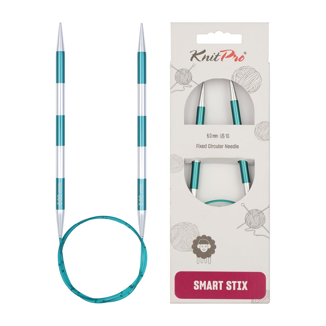 KnitPro Smartstix Fixed Circular Needles 32" (80cm) | 6.00mm — image 1