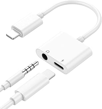 Amazon Co Jp Ousyunni 高音質版 Iphone イヤホン 変換アダプタ 同時に充電と音楽再生2in1 3 5mm イヤホンジャック 二股iphone7 7plus 8 X Xs Xsmax Xr パソコン 周辺機器