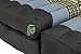 GABUR Kapok Dreams TM Foldable Meditation Cushion, 100% Kapok Zafu/Zabuton, Thai Design Blue Elephants