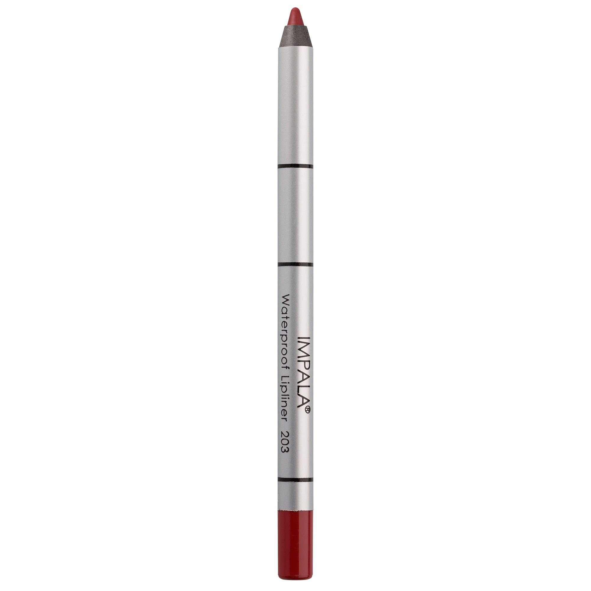 IMPALA | Creamy Waterproof Lip Pencil Dark Red Color 203 | Permanent Lip Liner | Waterproof Lip Pencil | Long-lasting Lip Liner | Volumizing Effect