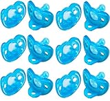 Gumdrop Pacifiers - Pack of 12, Blue, for Full Term