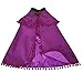 Ebuddy Snow Princess Dress Clothes Fits 18 inch Dolls Includes American Girl,Journey Girl, Our generation etc