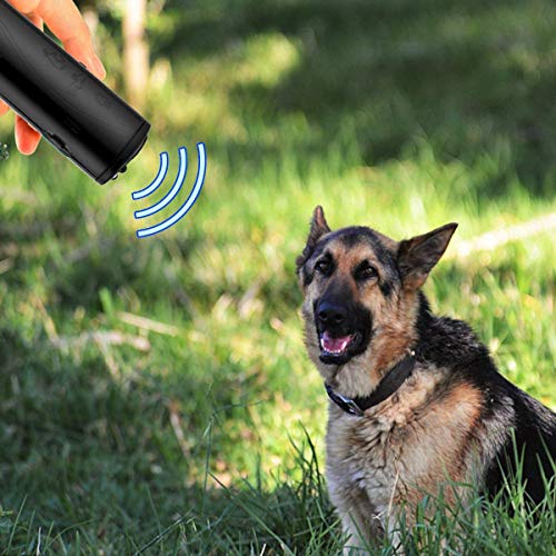 MEIREN Improved Handheld Dog Repellent & Trainer, Anti Barking Device & Ultrasonic Dog Training Aid with Control Range of 30 Ft - Thumbnail 3