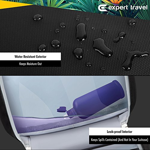 Hanging Travel Toiletry Bag for Men and Women | Makeup Bag | Cosmetic Bag | Bathroom and Shower Organizer Kit | Leak Proof | 2 Sizes - Large (34"x11") & XL Family Size (42"x13") 9 Hanging Travel Toiletry Bag for Men and Women | Makeup Bag | Cosmetic Bag | Bathroom and Shower Organizer Kit | Leak Proof | 2 Sizes - Large (34"x11") & XL Family Size (42"x13")