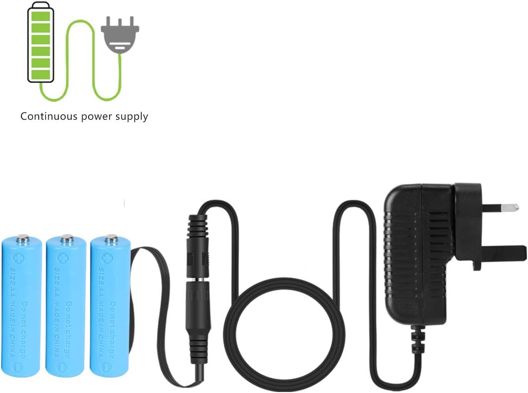 AIEVE AA Battery Eliminator Power Supply Adapter,4.5V Amazon.co.uk