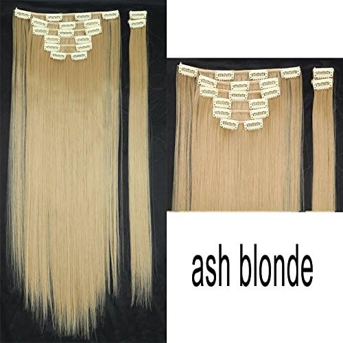Harnod(TM) Lately Hairstyles 26 inch Long Straight Real Natural Clips in Hair Extensions Clip-on Synthetic Hair Piece Vogue Women Hairpiece