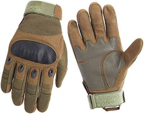 RIGWARL Men's multifunction tactical glove - outdoor gloves - full finger gloves motorcycle gloves bike gloves as a protective gloves mountaineering