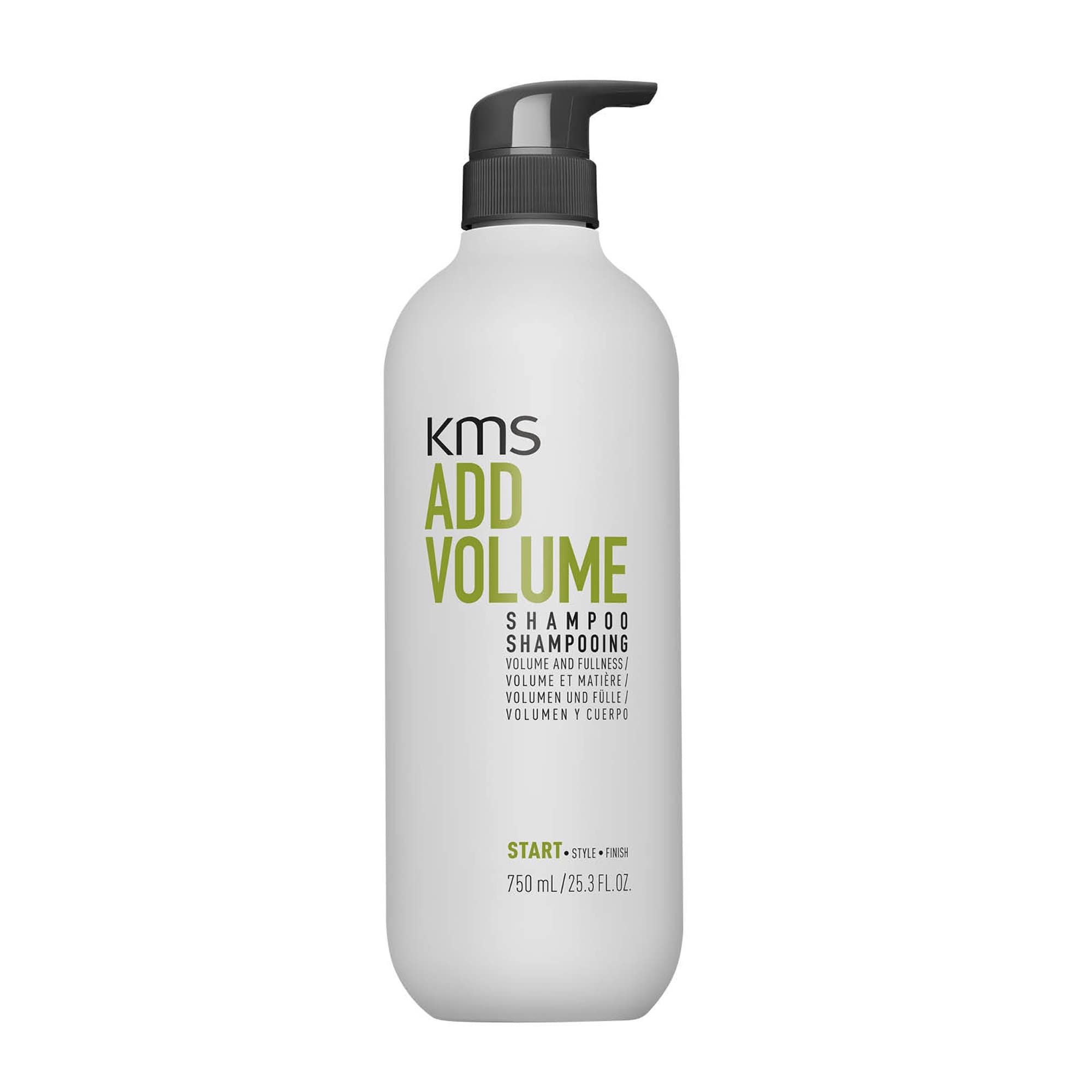 KMS AddVolume Shampoo, For Fine Hair, Boosts Volume & Thickness, Vegan & PETA Approved, 750ml