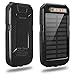 Xnuoyo 10000mAh Waterproof Dual USB Portable Solar Power Bank Charger