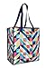 PackIt Freezable Grocery Shopping Tote Bag with Zip Closure, Paradise Breeze