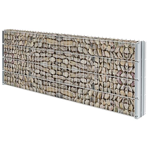vidaXL Gabionen Doppelstabmattenzaun 2008x830mm 20m Gittermattenzaun Gartenzaun – Bild 4