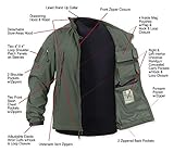 Rothco Concealed Carry Soft Shell Jacket, Olive Drab, X-Large