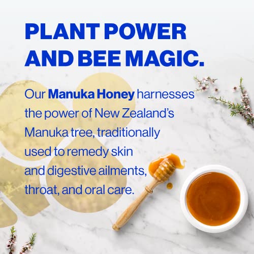 Manuka Health UMF 6+/MGO 115+ Manuka Honey (500g/17.6oz), Superfood, Authentic Raw Honey from