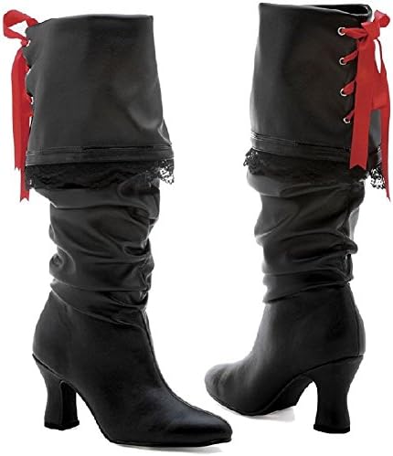 Pirate Boots for Women Adult Womens Pirate Costume Shoes Halloween Fancy Dress