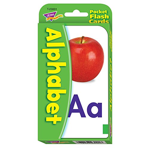 Trend Enterprises Alphabet Pocket Flash Cards