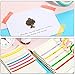 Boao 40 Rolls Colorful Washi Tapes Decorative Masking Tapes Board Line Rainbow Tape Rolls for Arts Crafts, 40 Colors