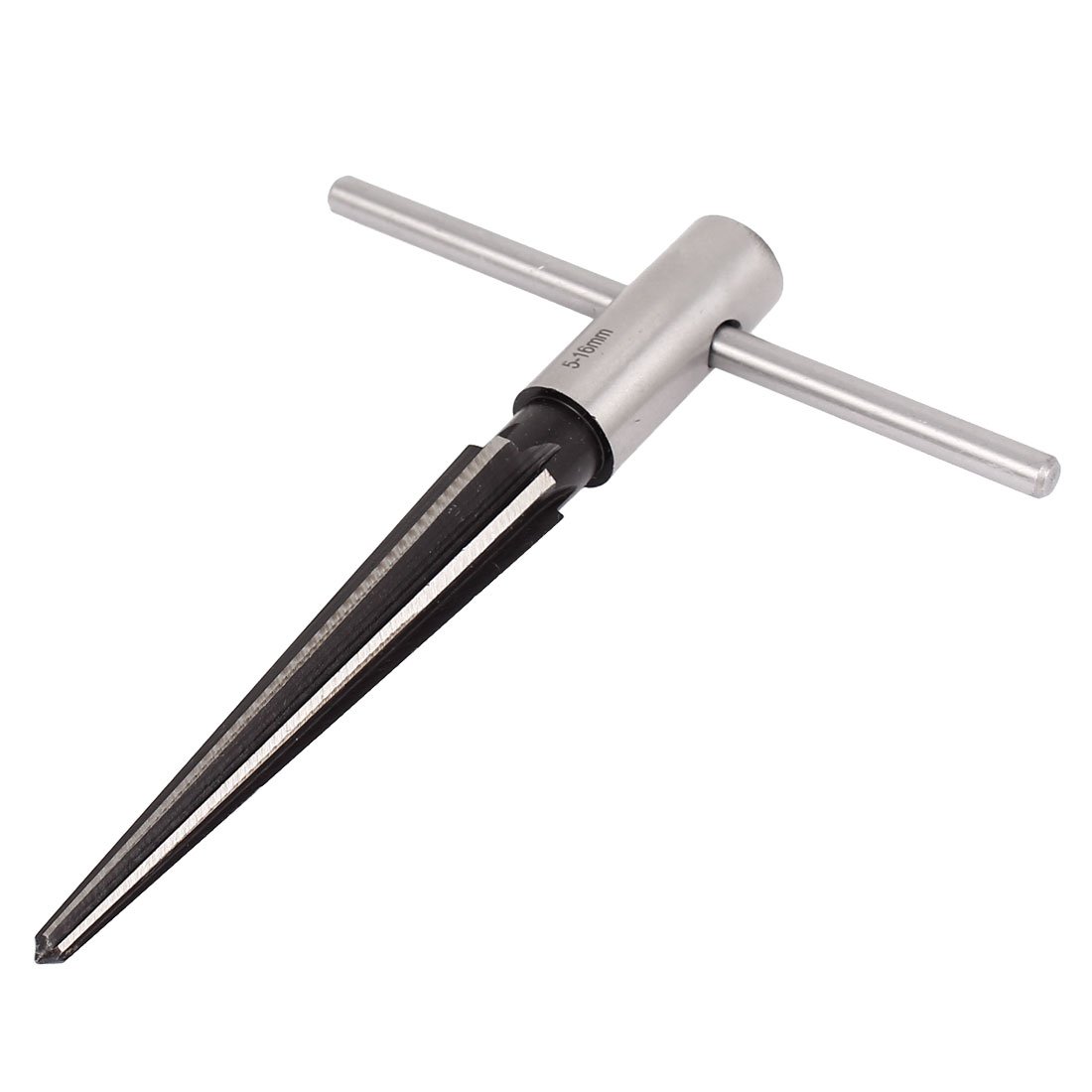 Sourcingmap 5-16mm Woodworking T-Handle Tapered Hand Reamer Enlarge Holes Tool
