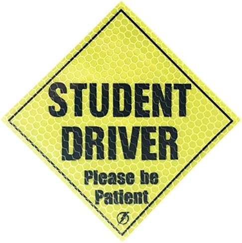 Reflective Student Driver Magnetic Car Sign Safety Caution Sign Diamond Shape