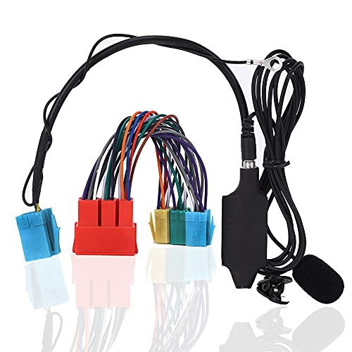 Terisass Car Bluetootho Adapter Aux Cable Adapter with Speaker Car Stereo Fits for A2 8l 8p A4 B5 B6 B7 A6 Bluetooth