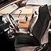 FH Group FH1006BLACK Universal Fit Water Resistant Quick Dry Black Automotive Seat Cover fits most Cars, SUVs, and Trucks (Workouts, Gym, Yoga, Beach Anti-Slip Backing)