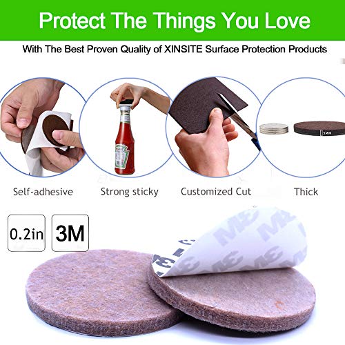 Furniture Pads 148 pcs Self Adhesive Felt Furniture Pads Heavy Duty