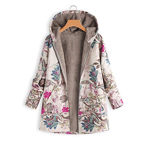coat with flowers