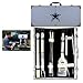 NFL Siskiyou Sports Fan Shop Dallas Cowboys Stainless Steel BBQ Set w/Metal Case 8 piece Gray
