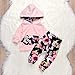 Lovely Baby Girls Outfit Winter Floral Hoodie with Pocket Flower Long Pants Set Leggings 2pcs (0-3M, Floral)