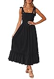 ZESICA Women's 2025 Summer Boho Spaghetti Strap